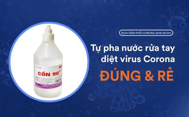 Nồng độ cồn trong dung dịch sát khuẩn tay là bao nhiêu?