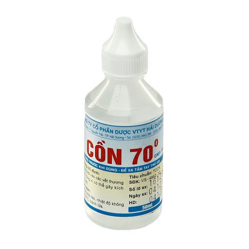 Nên sát khuẩn tay bằng cồn trong bao nhiêu giây để đảm bảo an toàn?
