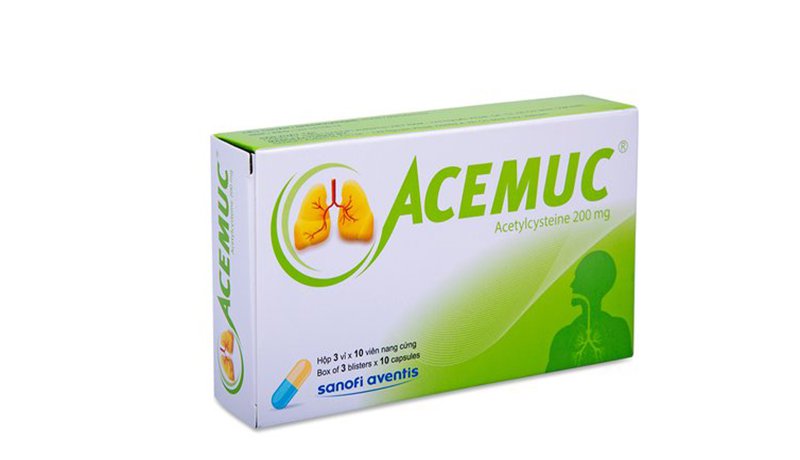 Thuốc Acemuc 100mg có tác dụng như thế nào trong việc làm tiêu chất nhầy?
