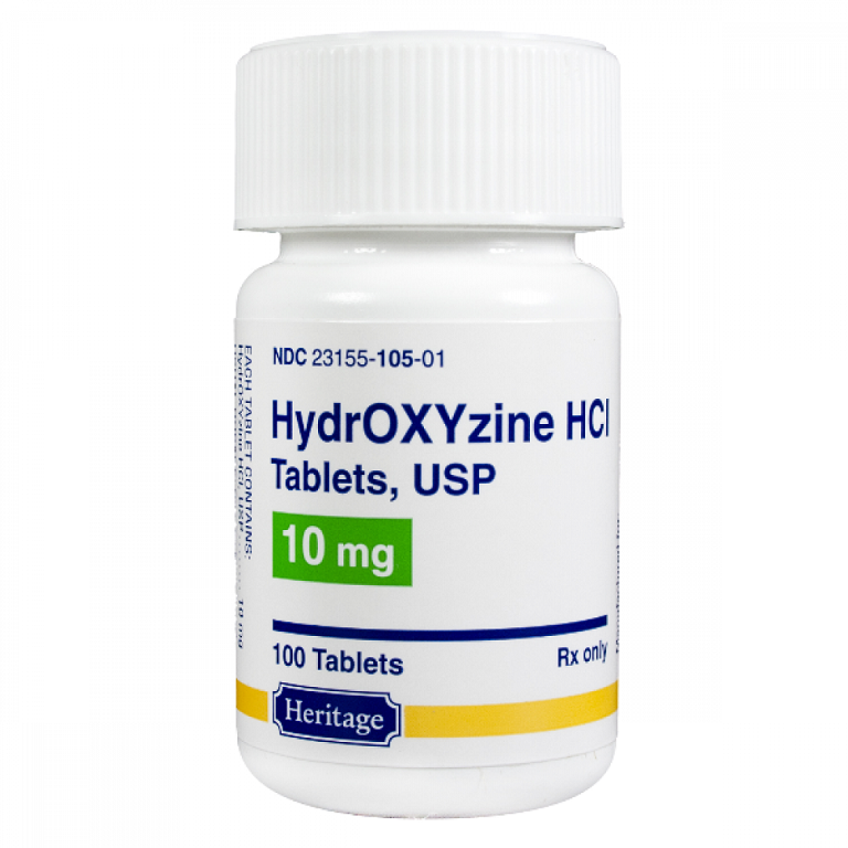 Đánh giá tác dụng và liều dùng của hydroxyzine hcl 25 mg trên bệnh nhân