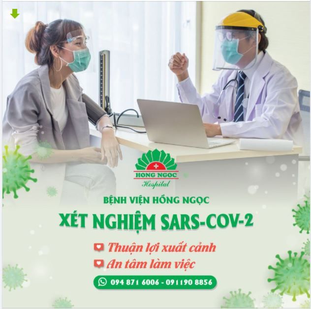 BỆNH VIỆN HỒNG NGỌC ĐƯỢC BỘ Y TẾ CHO PHÉP THỰC HIỆN XÉT NGHIỆM SARS-COV-2 CHO CÁC CÁ NHÂN VÀ ĐOÀN THỂ XUẤT CẢNH