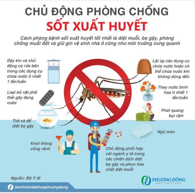 NÓNG ẨM MƯA NHIỀU, NGƯỜI DÂN CẦN NÂNG CAO CẢNH GIÁC VỚI SỐT XUẤT HUYẾT