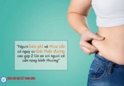 Béo phì có phải nguyên nhân gây tiểu đường hay không? - Bệnh viện Nội Tiết Trung ương