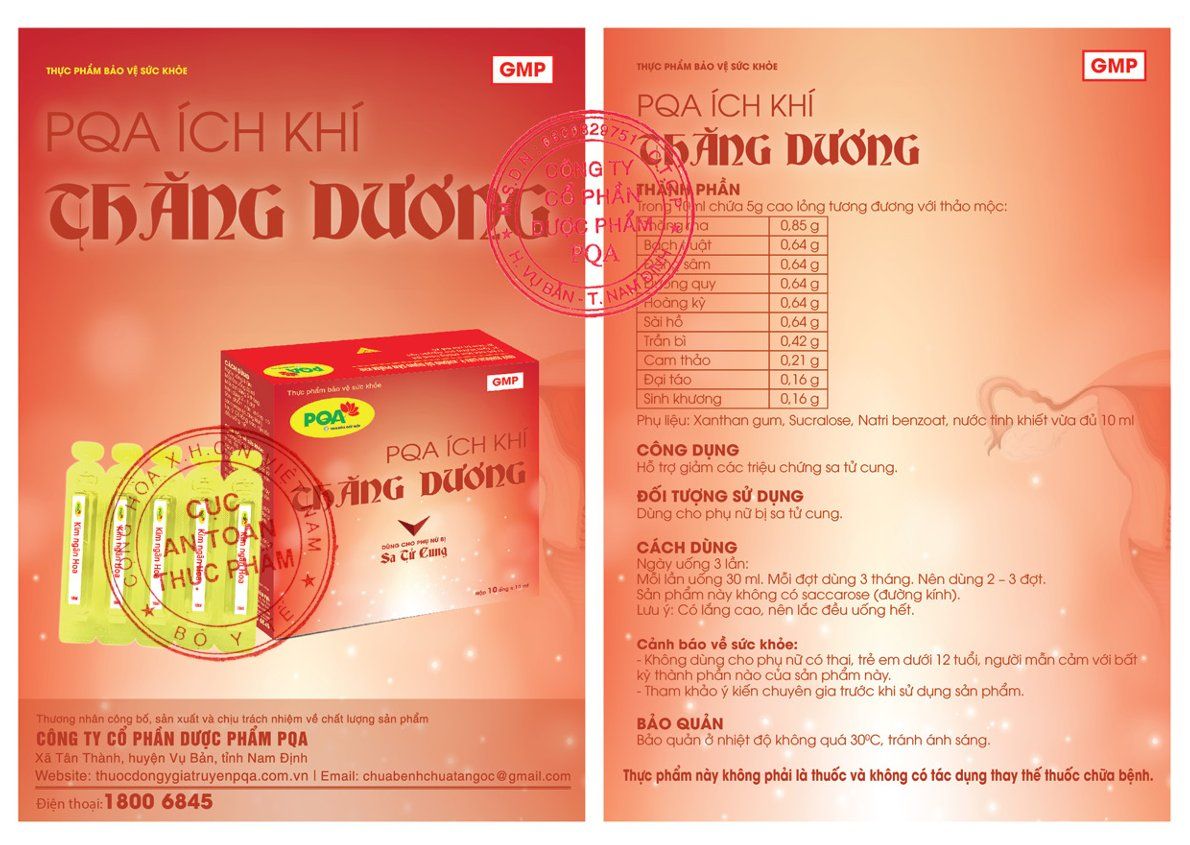 Sản phẩm được cấp phép lưu hành toàn quốc