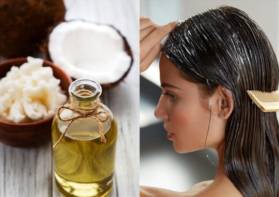Dưỡng tóc bằng dầu dừa giúp tóc mọc nhanh, đen, óng ả, phục hồi tóc tốt