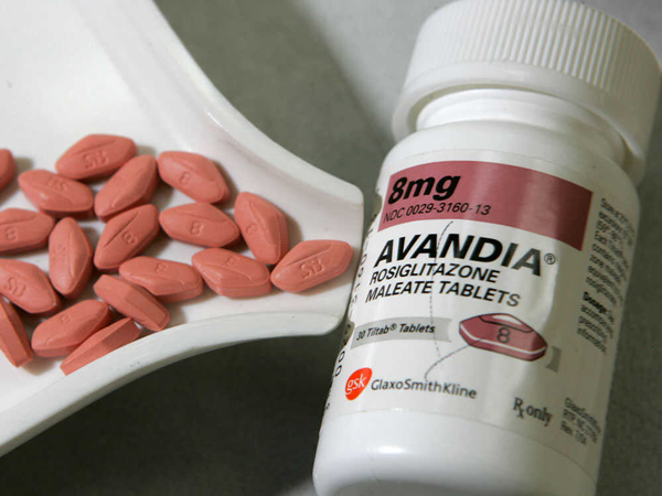 Tác dụng phụ của thuốc trị tiểu đường Avandia