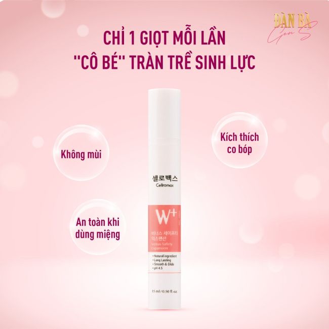 Cellromax Venus - gel Tăng khoái cảm phái đẹp