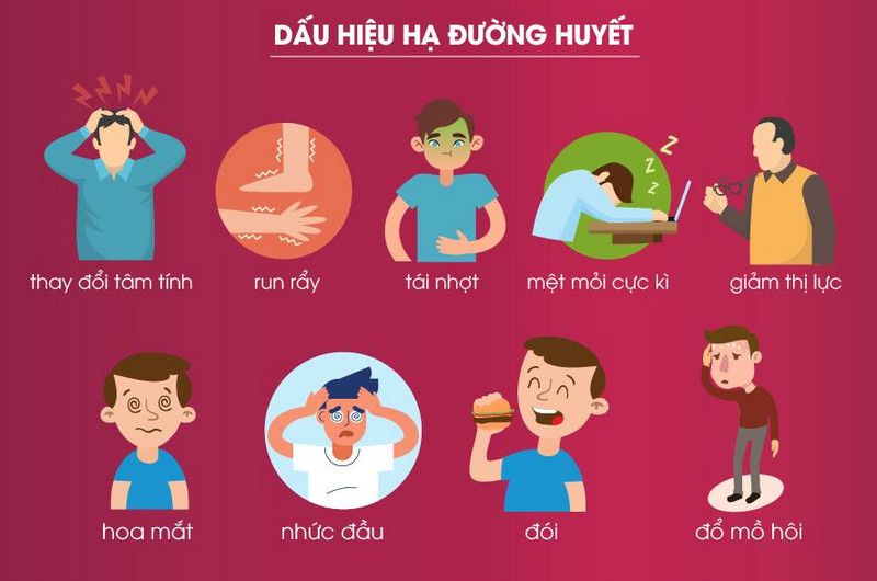 Dấu hiệu của hạ đường huyết