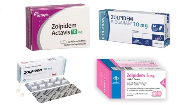 Hình ảnh thuốc ngủ Zolpidem và minh họa điều trị mất ngủ