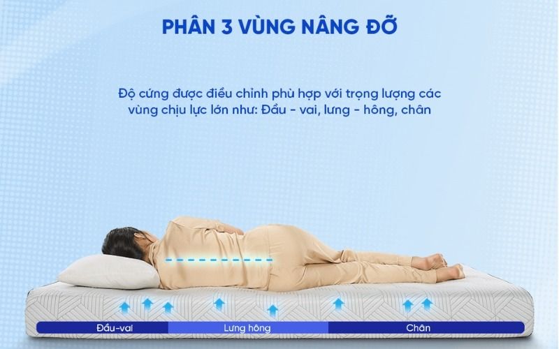 Cần lựa chọn các dòng nệm tốt cho cột sống dựa trên thể trạng riêng của mình