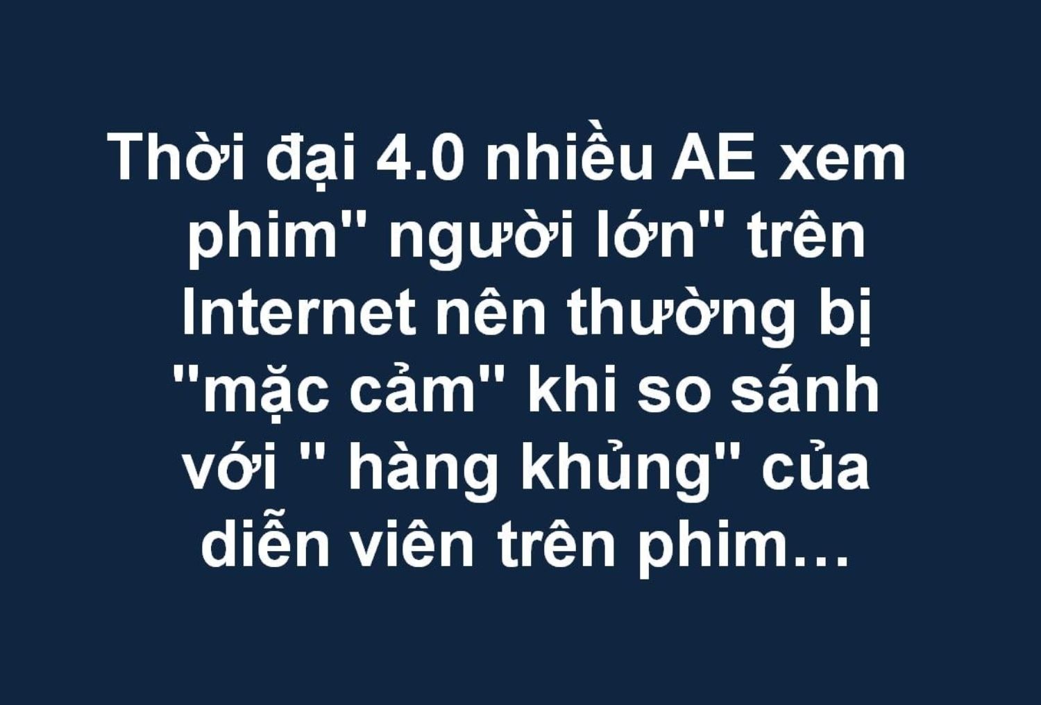 Nỗi mặc cảm mỗi lần xem hàng họ của diễn viên trên phim