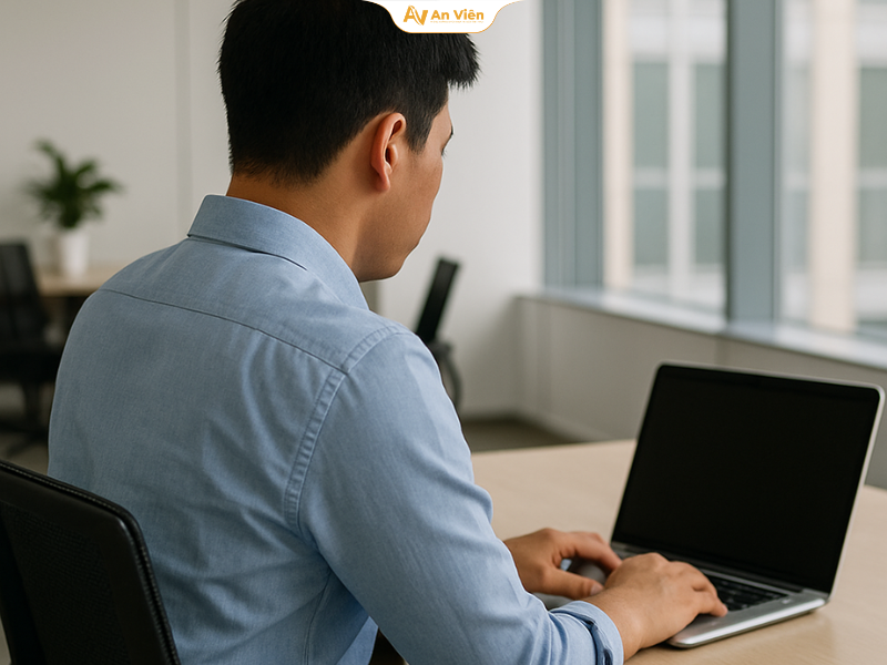 M là một nhân viên văn phòng 25 tuổi