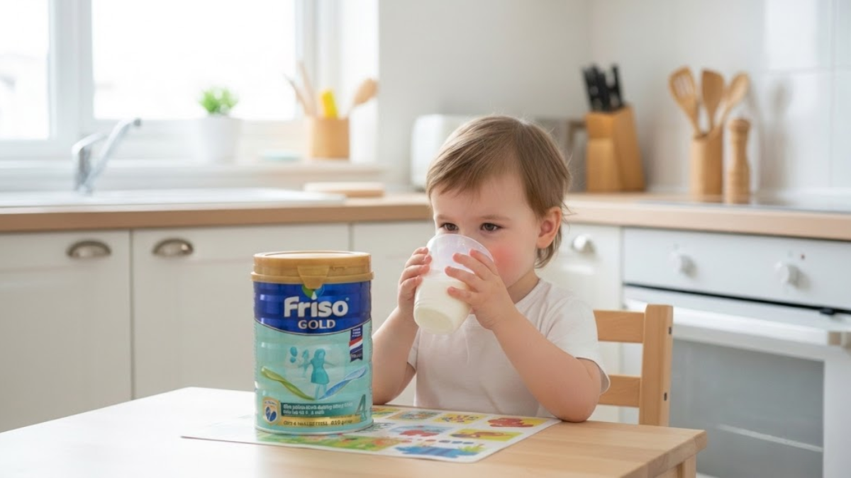 Frisolac Gold thường được lựa chọn cho trẻ có hệ tiêu hóa ổn định