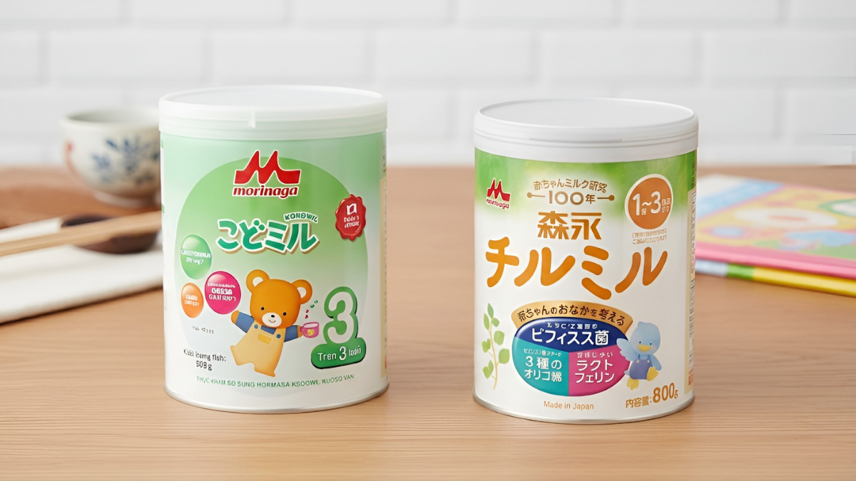 Sữa Morinaga nội địa và sữa Morinaga được thiết kế cho hai thị trường khác nhau