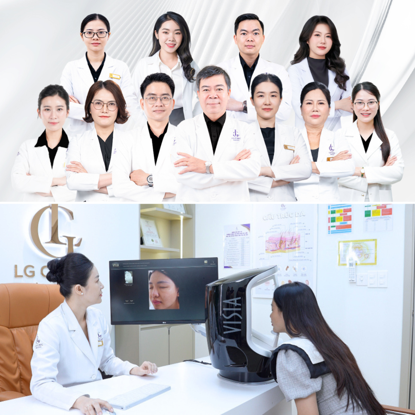 Liệu trình xoá rãnh cười tại LG Clinic do bác sĩ trực tiếp thăm khám và thực hiện